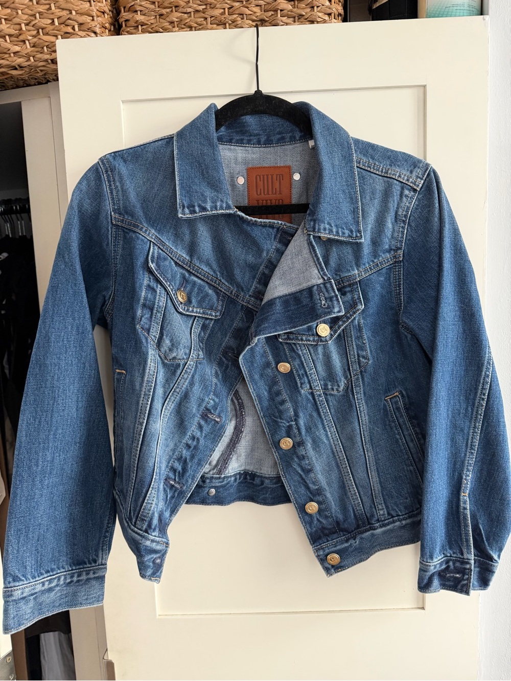 CULT GAIA Denim Jacket - Medium Blue
